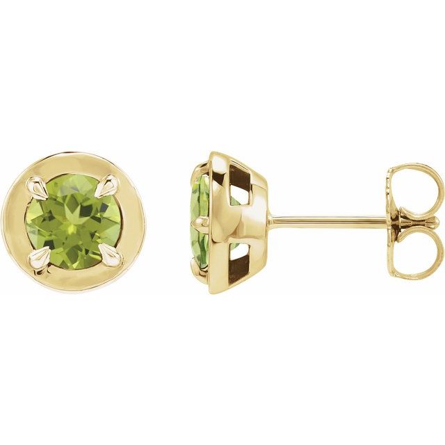 14k-yellow-gold-natural-peridot-stud-earrings