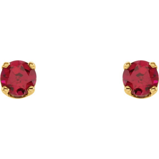 14k-yellow-gold-imitation-ruby-youth-earrings