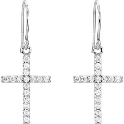 14k-white-gold-1/2-ctw-natural-diamond-cross-earrings