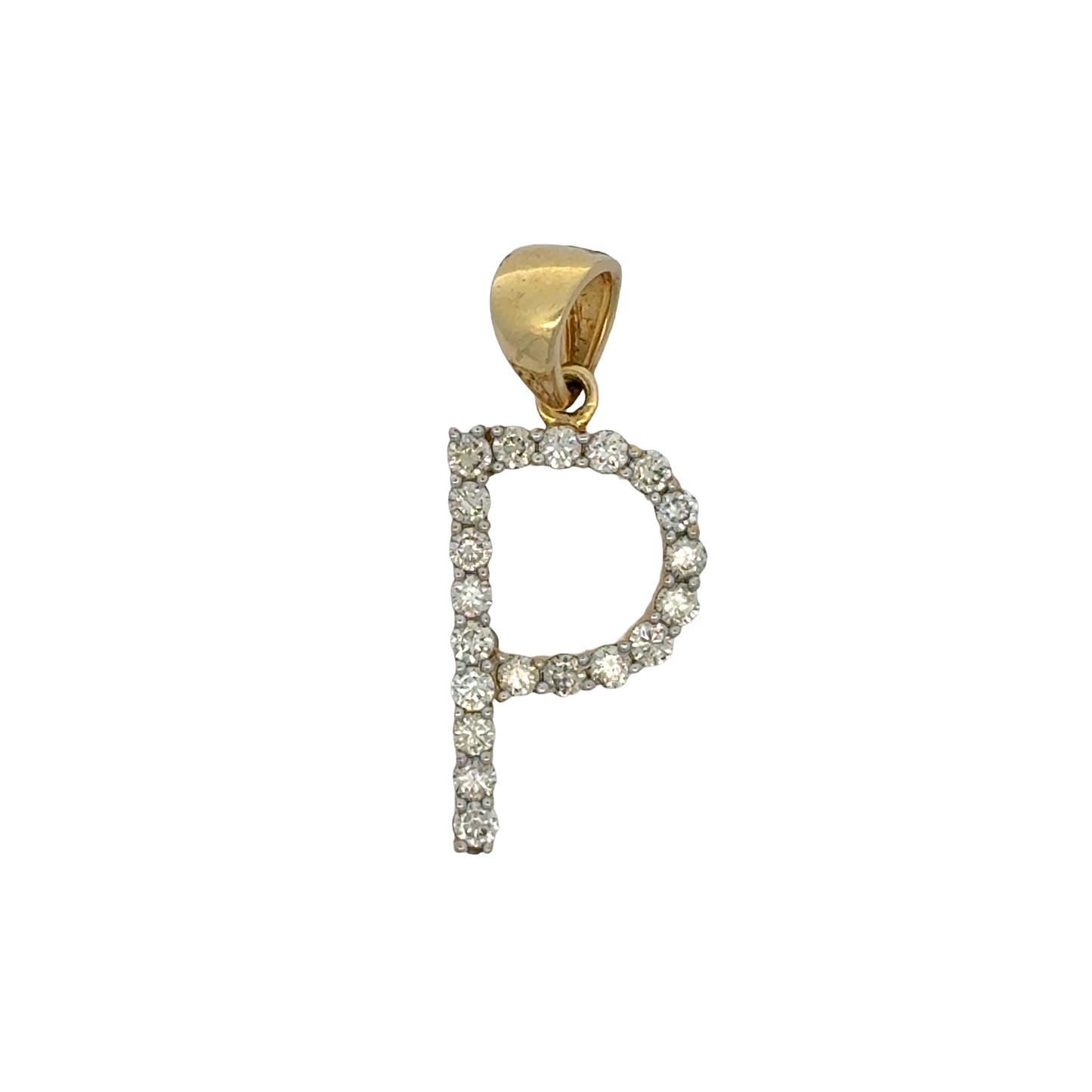 "P" Initial Pendant