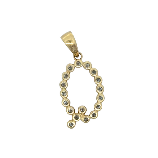 "Q" Initial Pendant