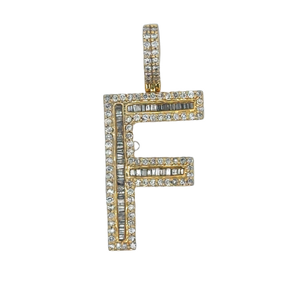 "F" Initial Pendant