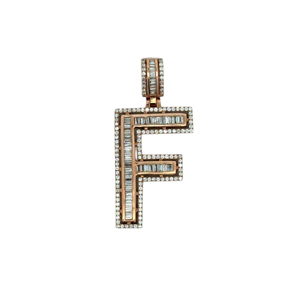 "F" Initial Pendant