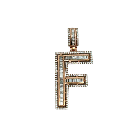 "F" Initial Pendant