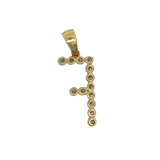 "F" Initial Pendant
