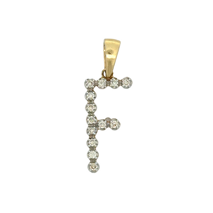 "F" Initial Pendant