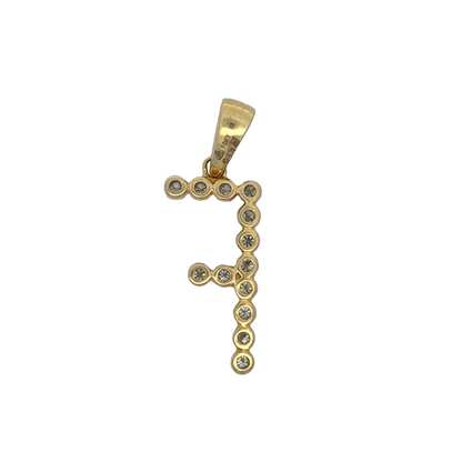 "F" Initial Pendant