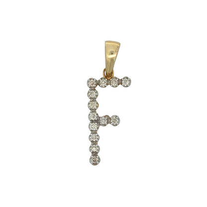 "F" Initial Pendant