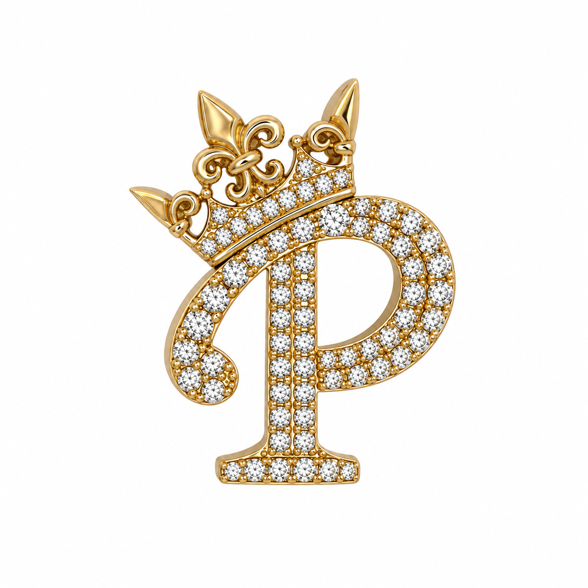 "P" Initial Pendant