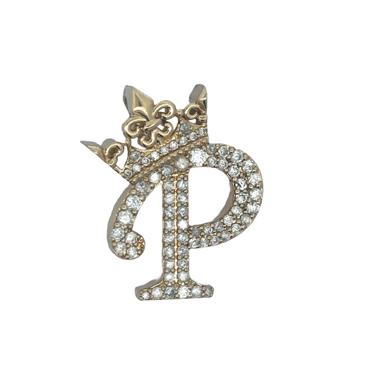 "P" Initial Pendant