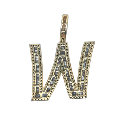 "W" Initial Pendant