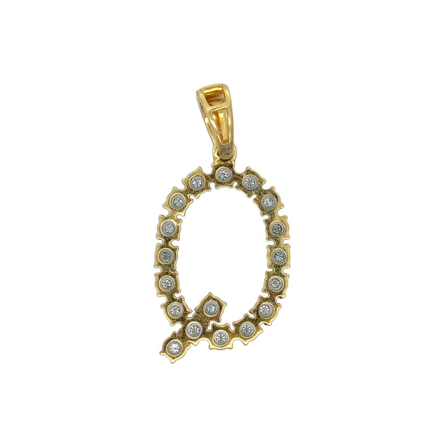 "Q" Initial Pendant