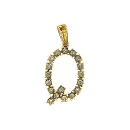 "Q" Initial Pendant
