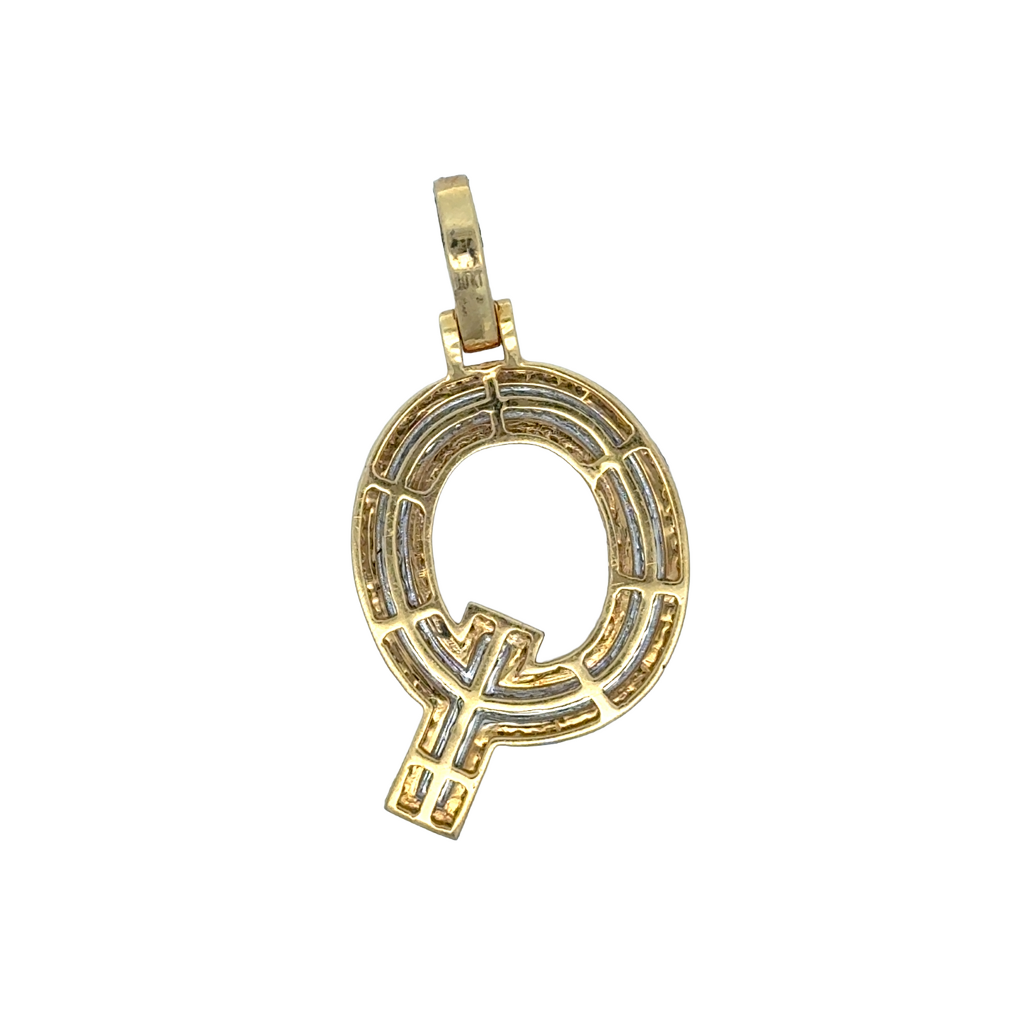 "Q" Initial Pendant