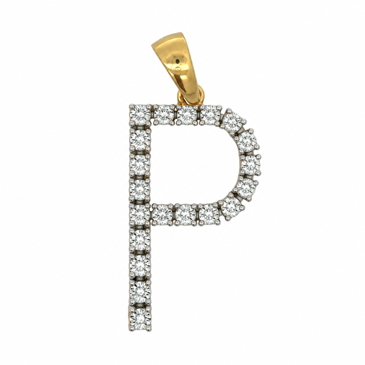"P" Initial Pendant