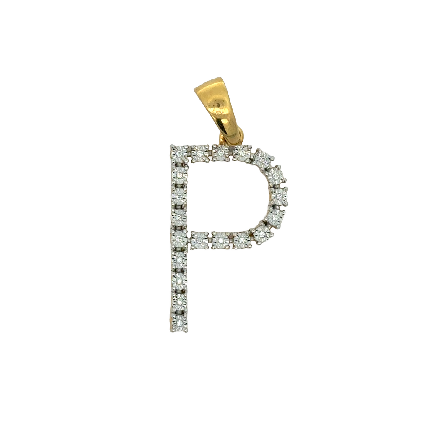 "P" Initial Pendant