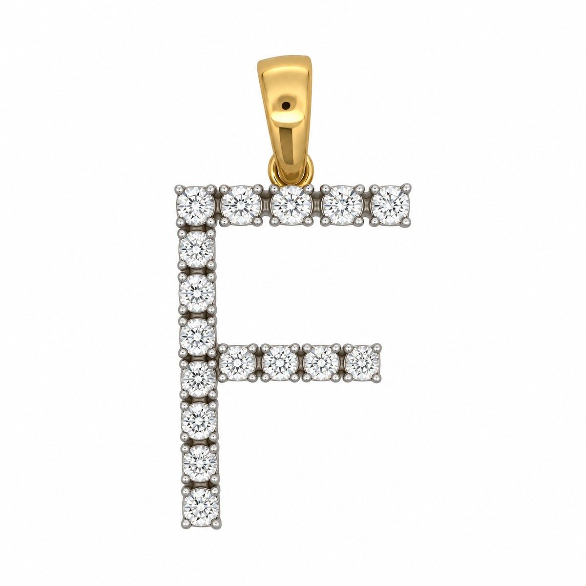 "F" Initial Pendant
