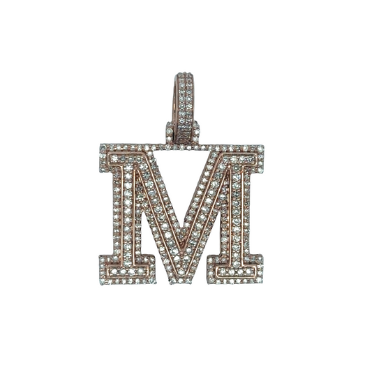 "M" Initial Pendant
