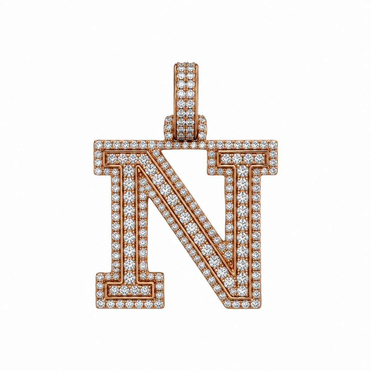 "N" Initial Pendant