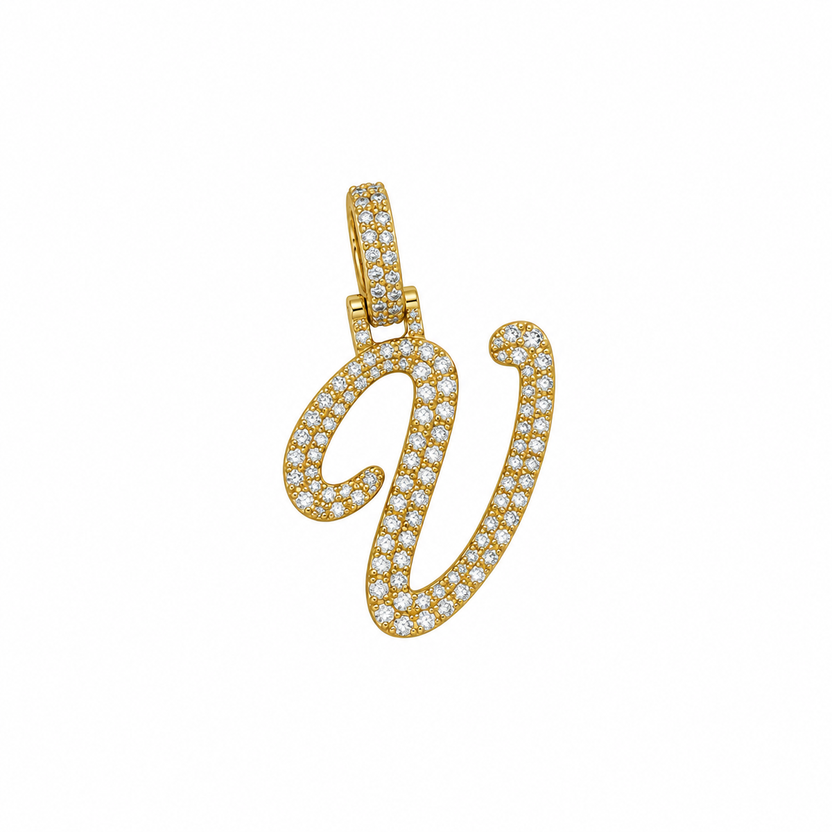 "v" Initial Pendant