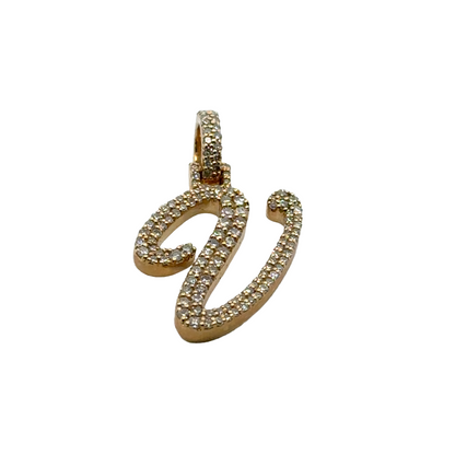 "v" Initial Pendant
