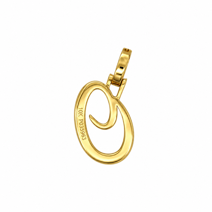 "o" Initial Pendant