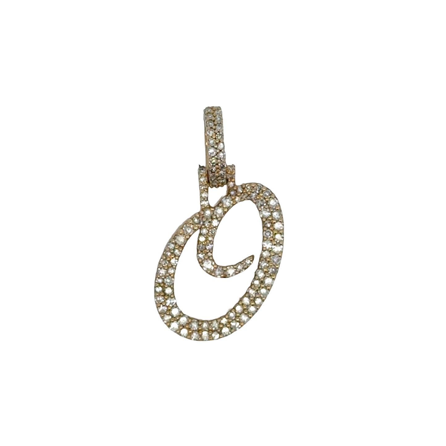 "o" Initial Pendant
