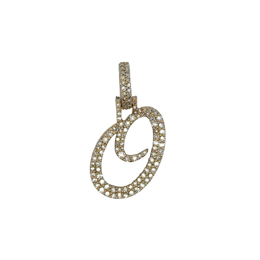 "o" Initial Pendant