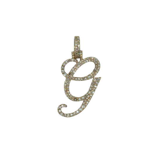 "g" Initial Pendant