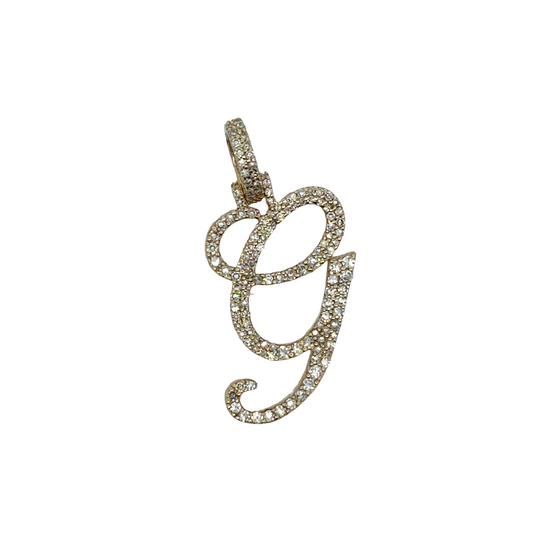 "g" Initial Pendant
