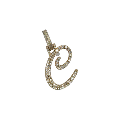 "c" Initial Pendant