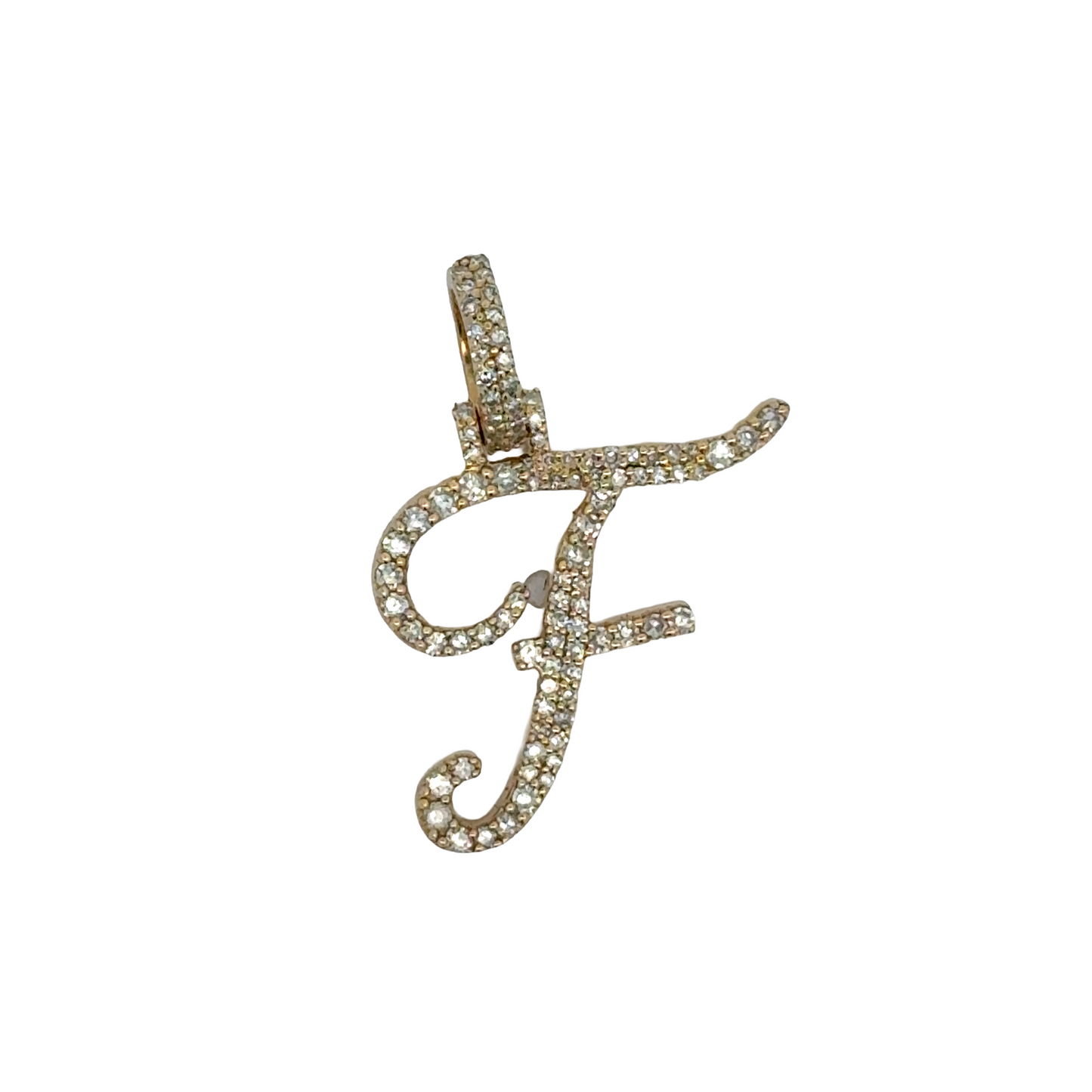 "F" Initial Pendant