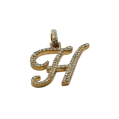 "H" Initial Pendant