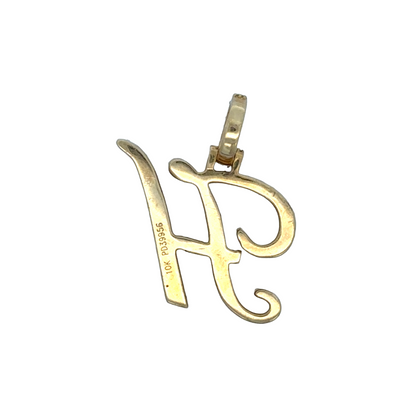"H" Initial Pendant