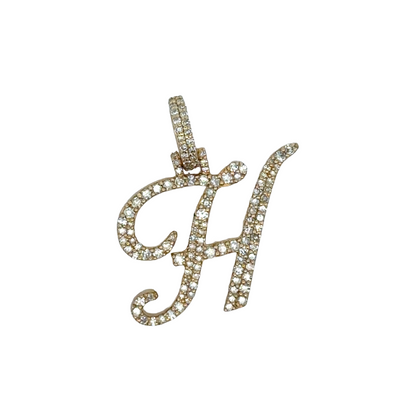 "H" Initial Pendant