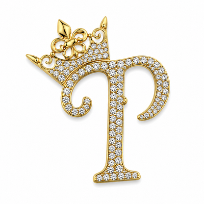 "P" Initial Pendant