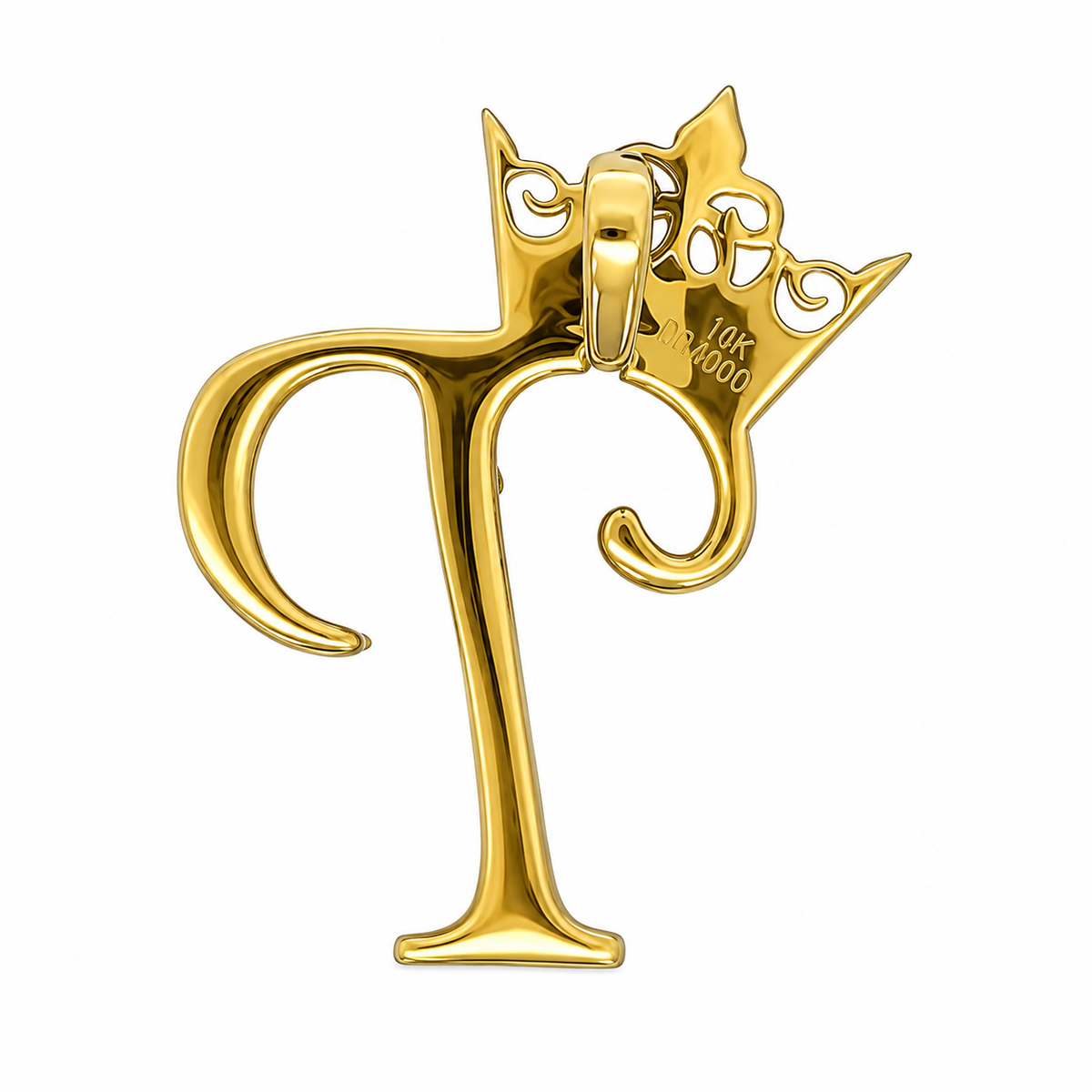 "P" Initial Pendant
