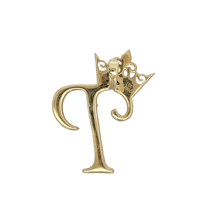 "P" Initial Pendant
