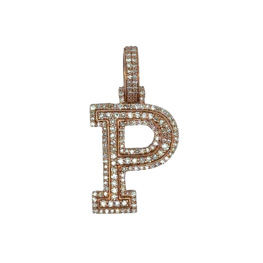 "P" Initial Pendant