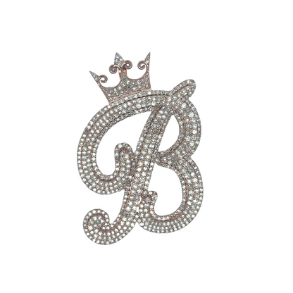 "B" Initial Pendant