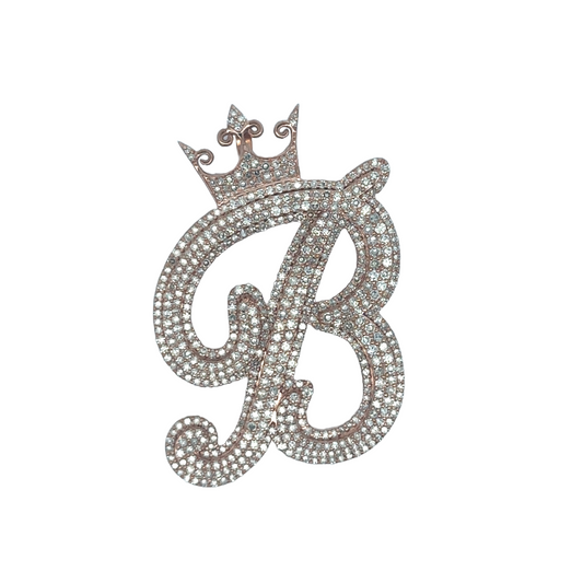 "B" Initial Pendant