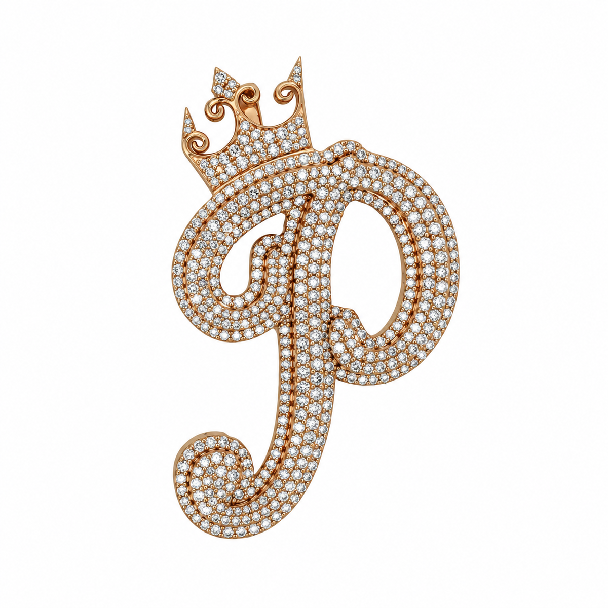 "P" Initial Pendant