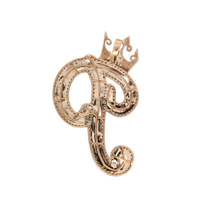 "P" Initial Pendant