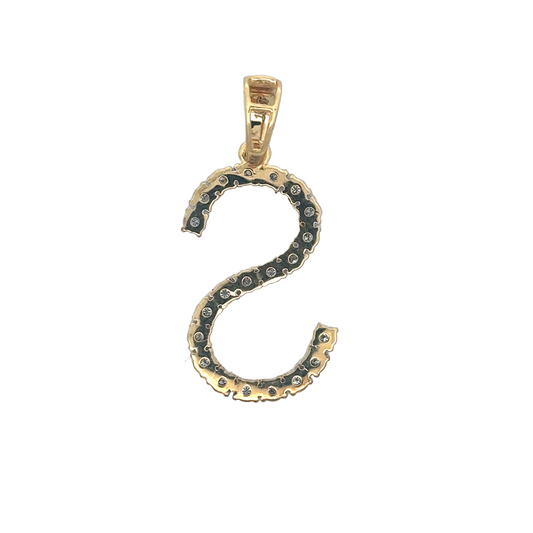 "S" Initial Pendant