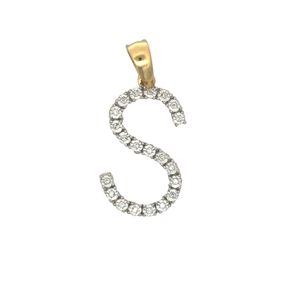 "S" Initial Pendant