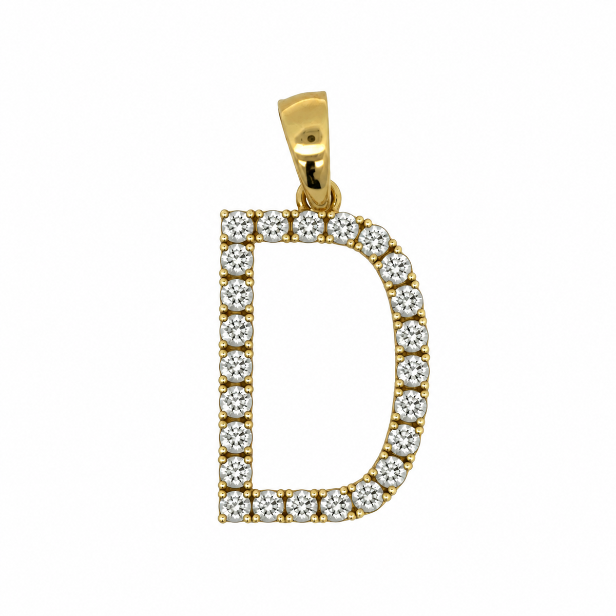 "D" Initial Pendant
