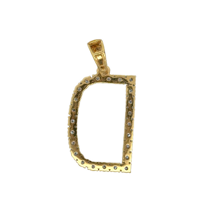"D" Initial Pendant