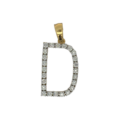 "D" Initial Pendant