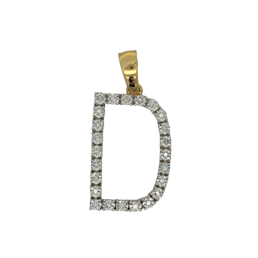 "D" Initial Pendant