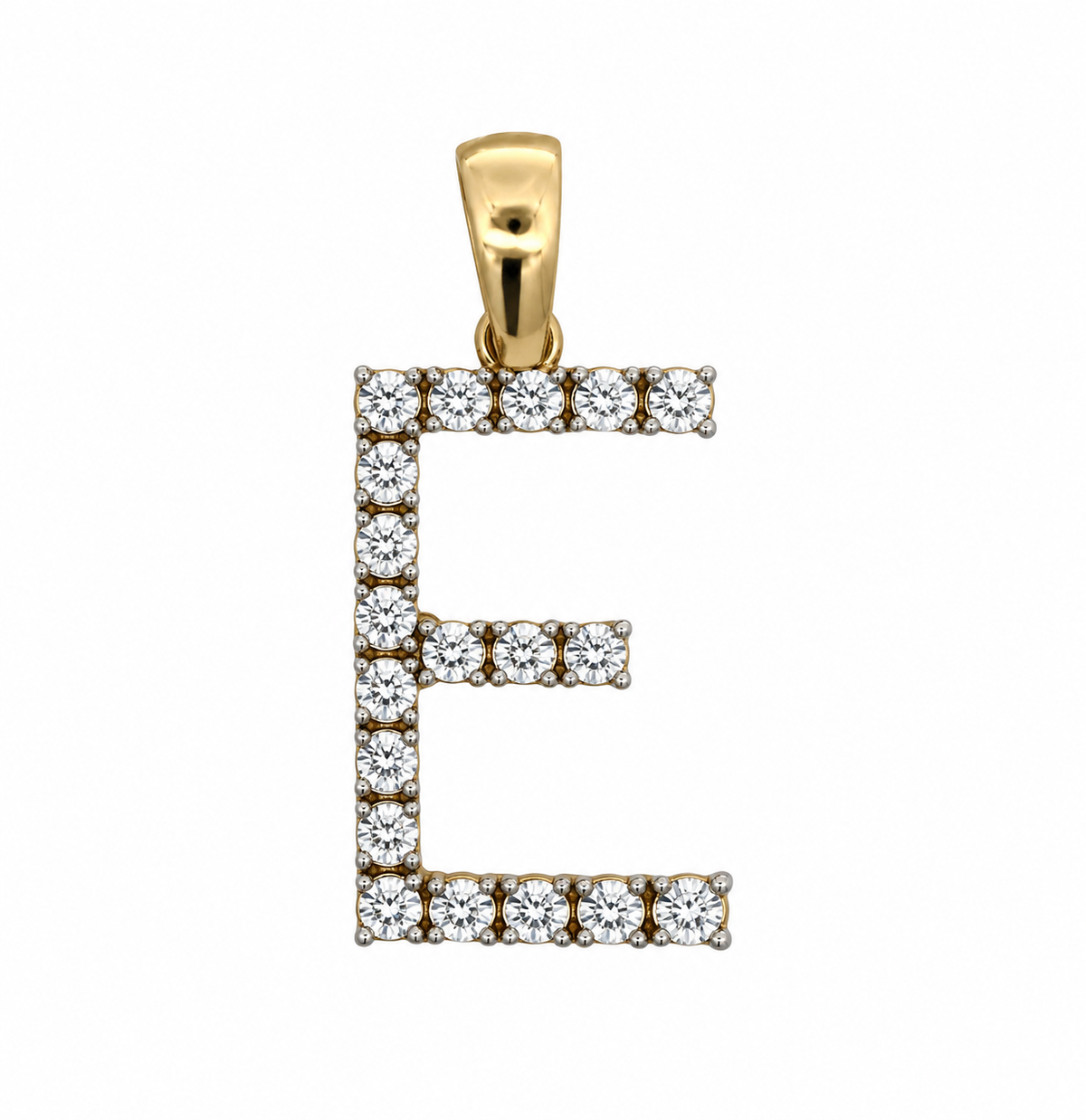 "E" Initial Pendant